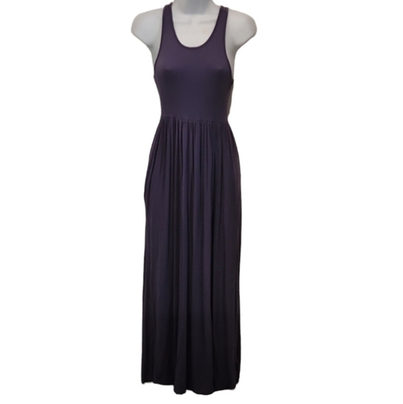 Purple Razorback Maxi Dress - Picture 1 of 6